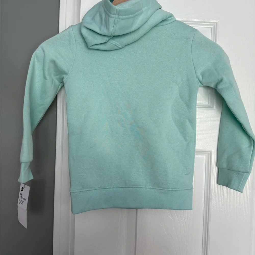 Nike Girls Aqua Blue Hoodie